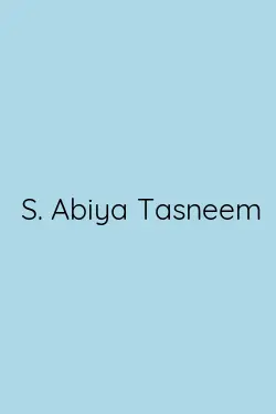  S. Abiya Tasneem