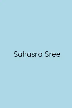  Sahasra Sree